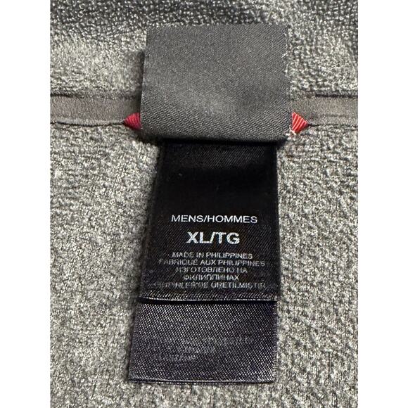 The North Face Men's XL 1/4 Zip Fleece Pullover Jacket Gray Polartec Dome Logo - Picture 7 of 15